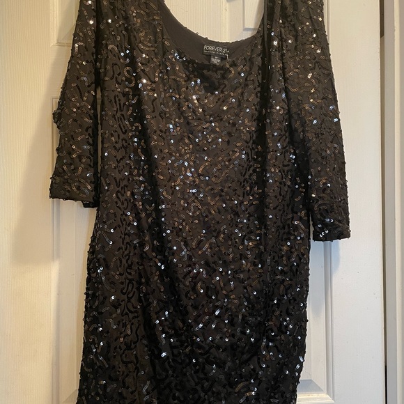 NWT Forever 21 sequined mini dress size 2x - Picture 2 of 4